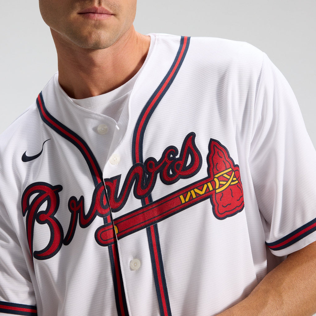 Atlanta Braves Nike White Home Replica Team Jersey