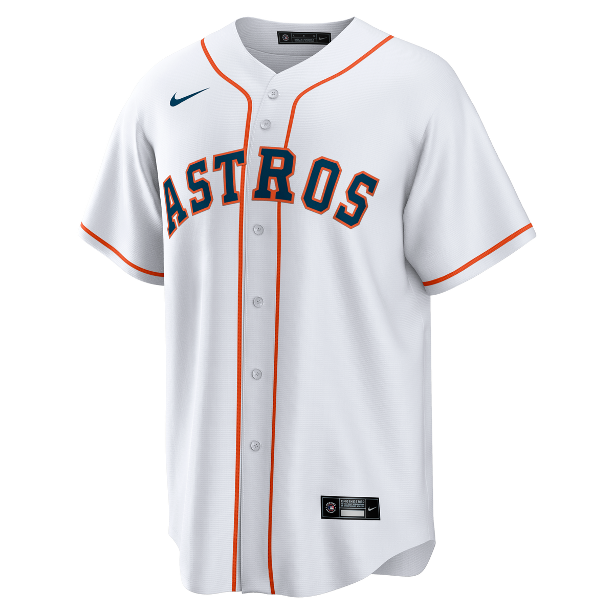 Houston Astros Nike White Home Big & Tall Replica Jersey