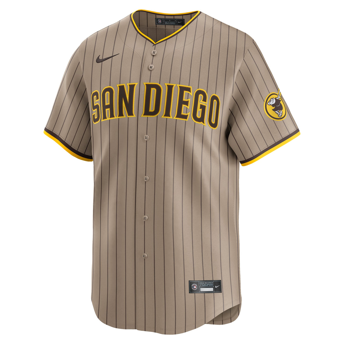 San Diego Padres Fernando Tatis Jr. Nike Brown Road Limited Player Jersey