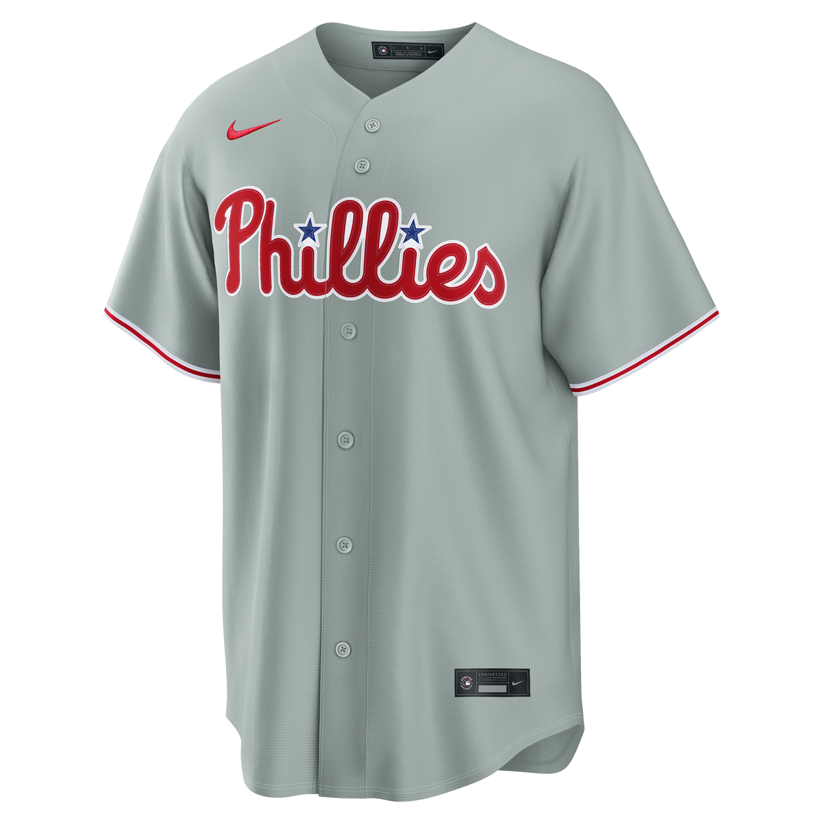 Philadelphia Phillies Bryce Harper Nike Gray Road Replica Jersey