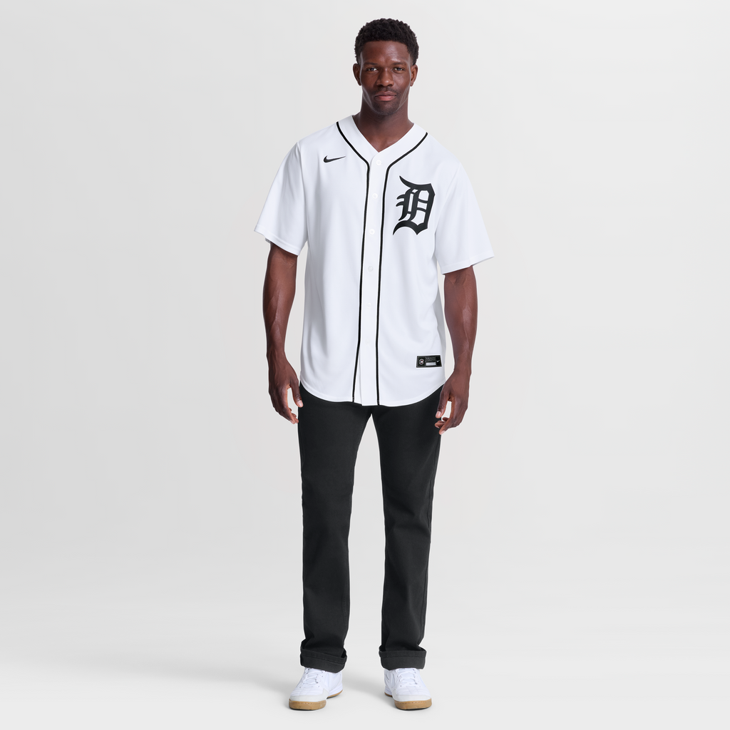 Detroit Tigers Max Clark Nike White Home Replica Jersey