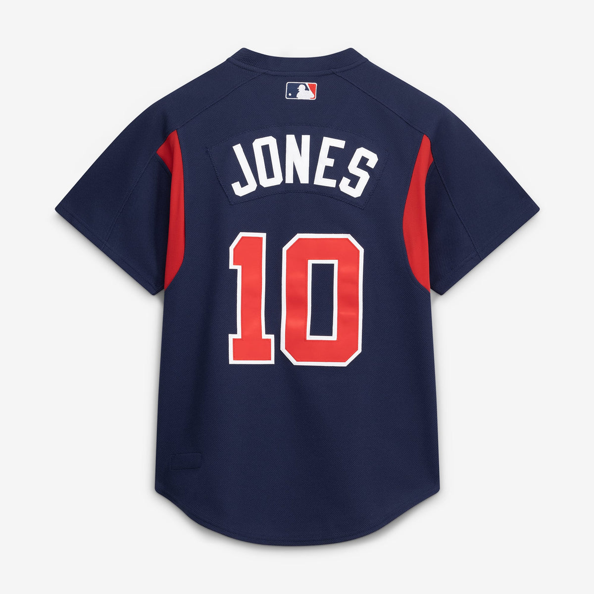 Atlanta Braves Chipper Jones Mitchell & Ness Navy Authentic Batting Practice Jersey