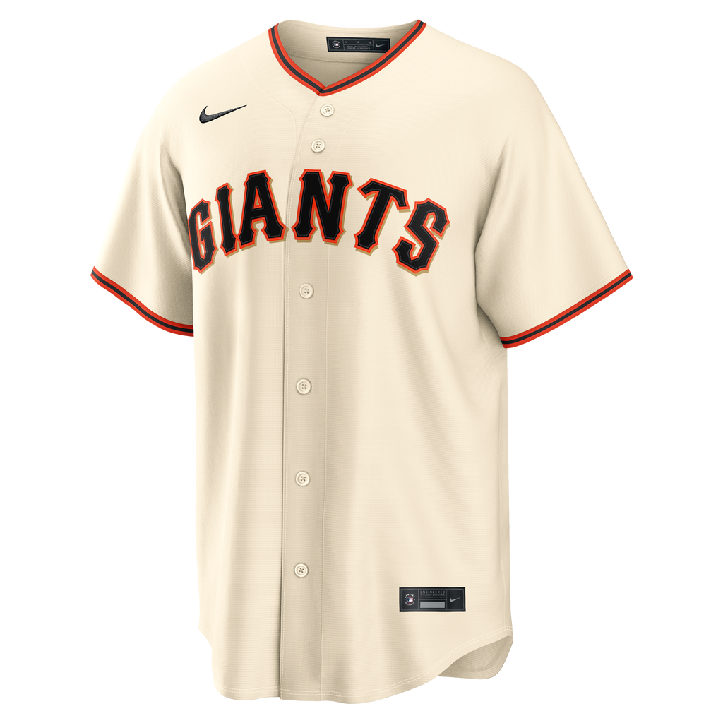 San Francisco Giants Rafael Devers Nike Cream Home Replica Jersey