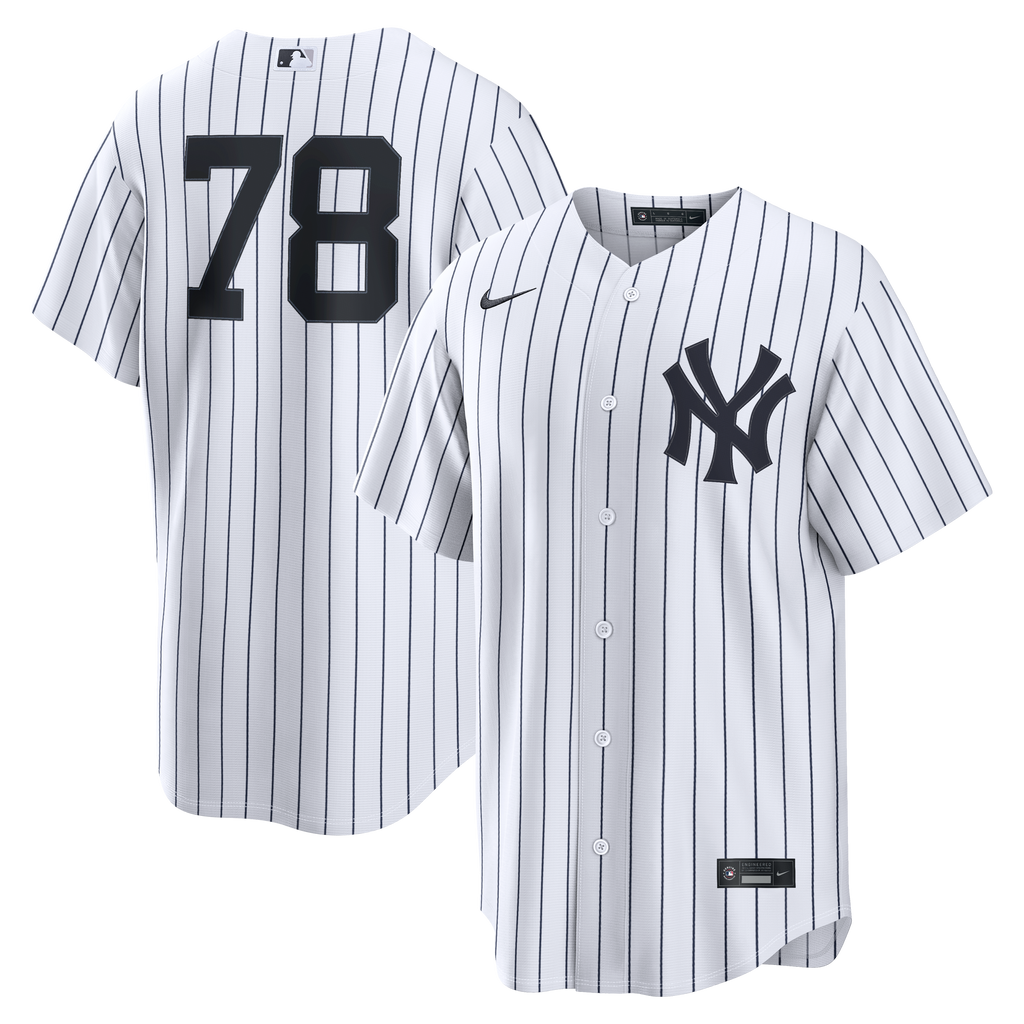 New York Yankees Spencer Jones Nike White Home Replica Jersey
