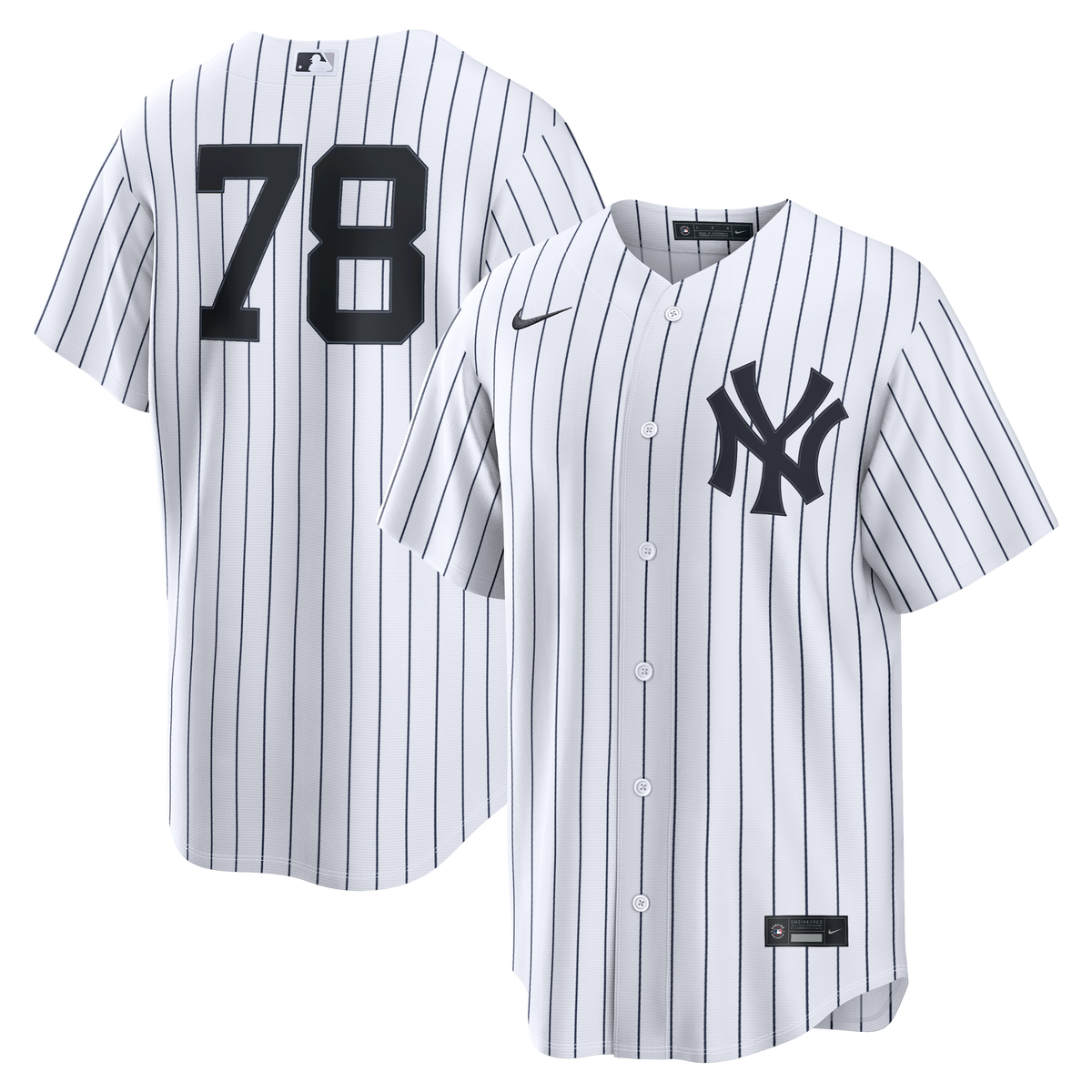 New York Yankees Spencer Jones Nike White Home Replica Jersey