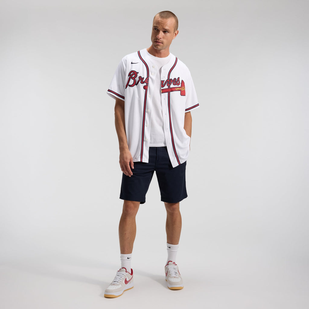 Atlanta Braves Nike White Home Replica Team Jersey