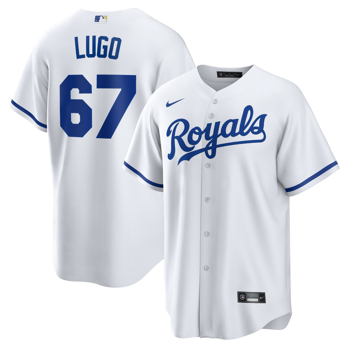 Kansas City Royals Seth Lugo Nike White Home Replica Jersey