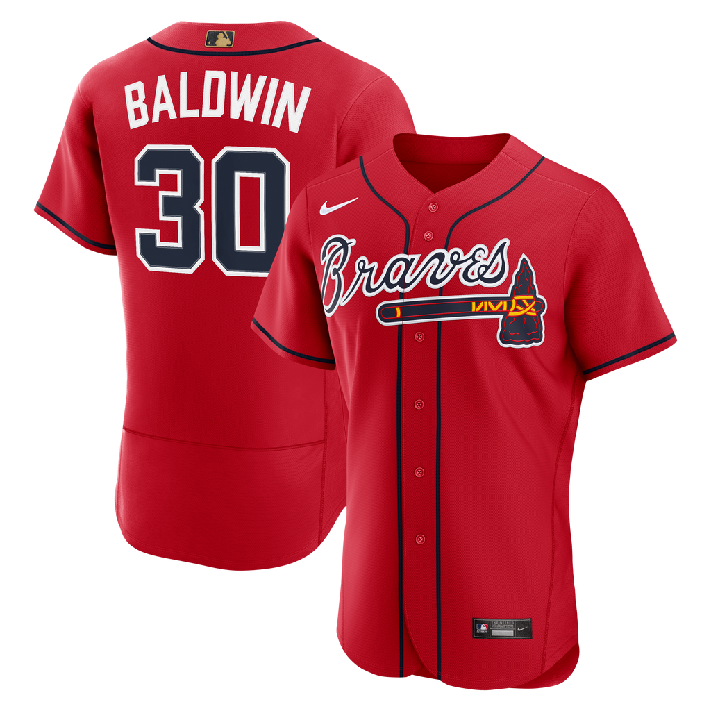 Atlanta Braves Drake Baldwin Nike Red MLB Awards Authentic Jersey