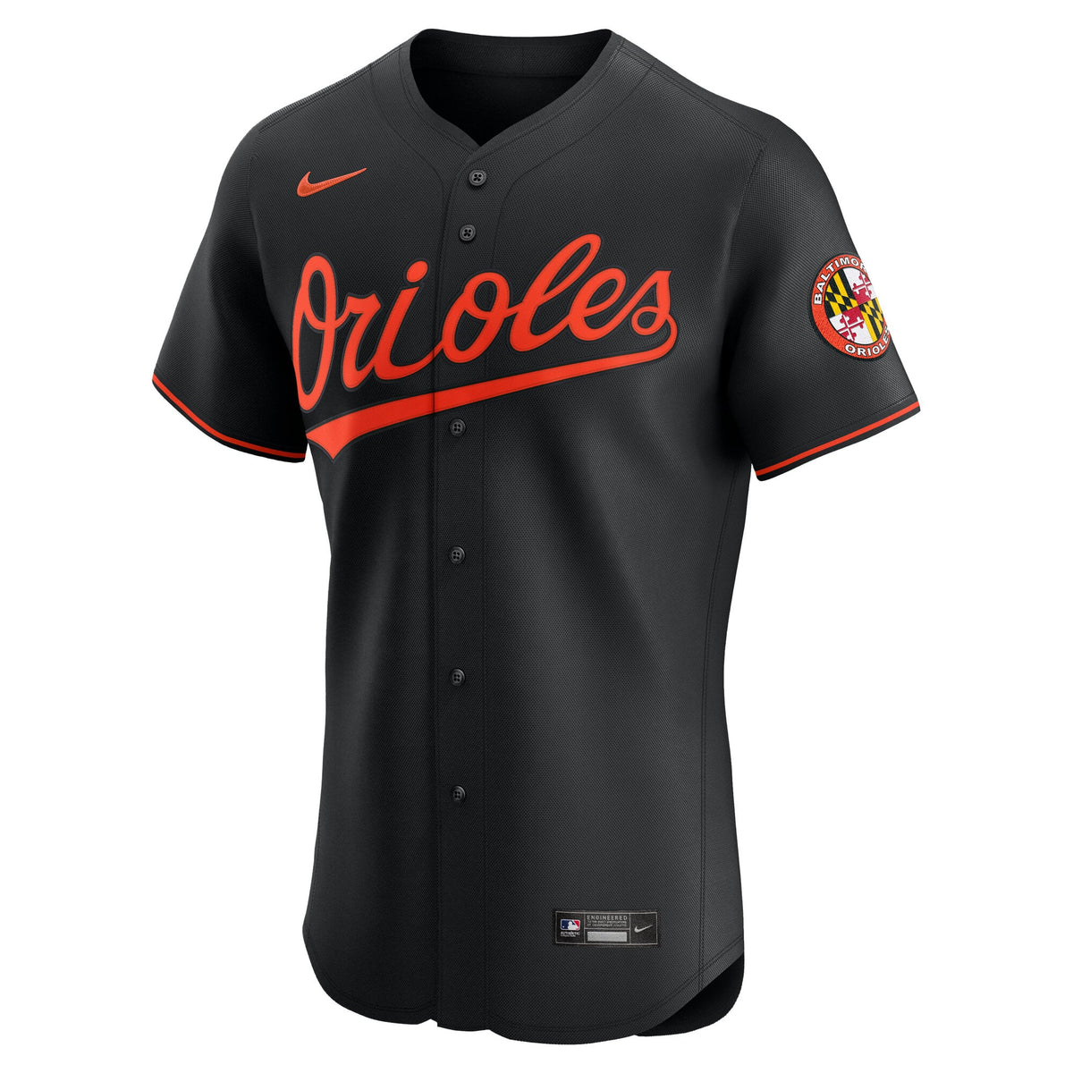 Baltimore Orioles Nike Orange Alternate 2 Elite Jersey