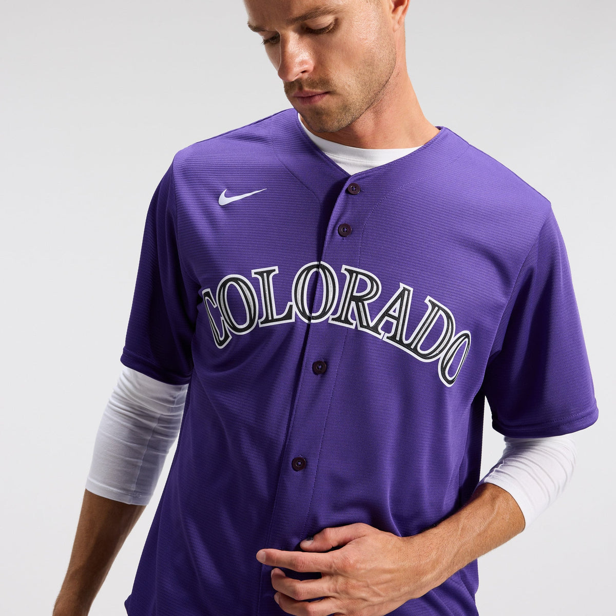 Colorado Rockies Nike Purple Alternate Replica Team Jersey
