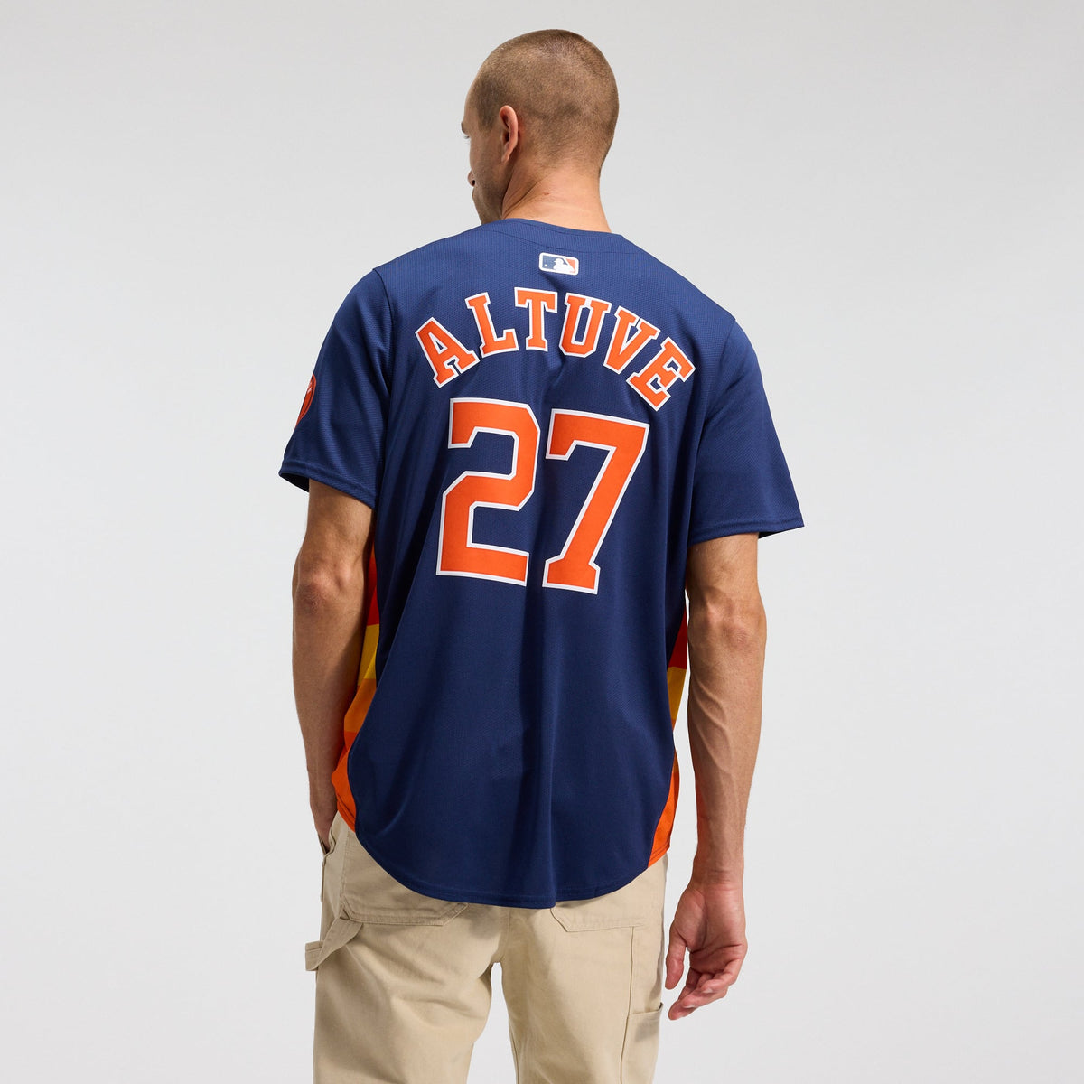 Houston Astros Jose Altuve Nike Navy Alternate Limited Player Jersey