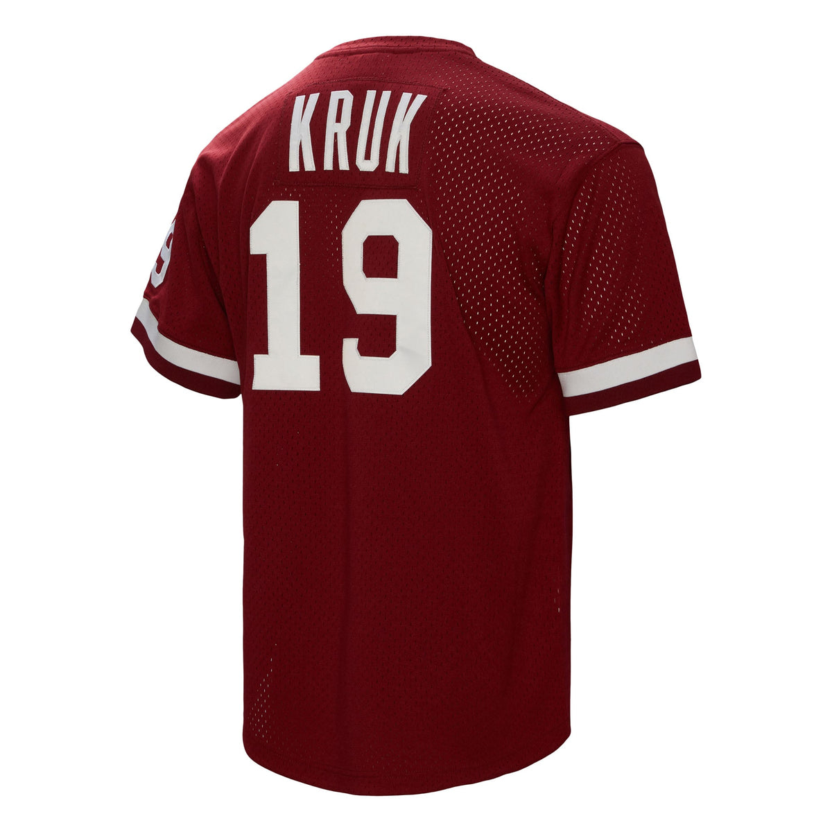 Philadelphia Phillies John Kruk Mitchell & Ness Burgundy Big & Tall Cooperstown Collection Mesh Batting Practice Jersey