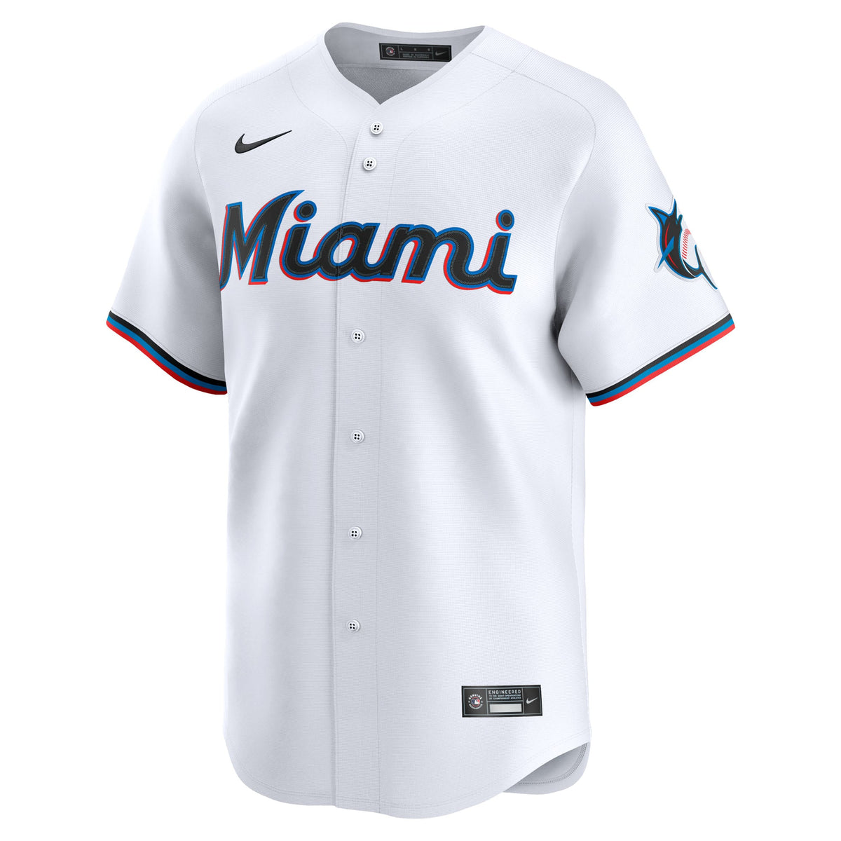 Miami Marlins Nike White Home Limited Pick-A-Player Retired Roster Jersey