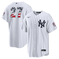 Fourth of July New York Yankees Giancarlo Stanton Nike White USA 250 Stadium Jersey