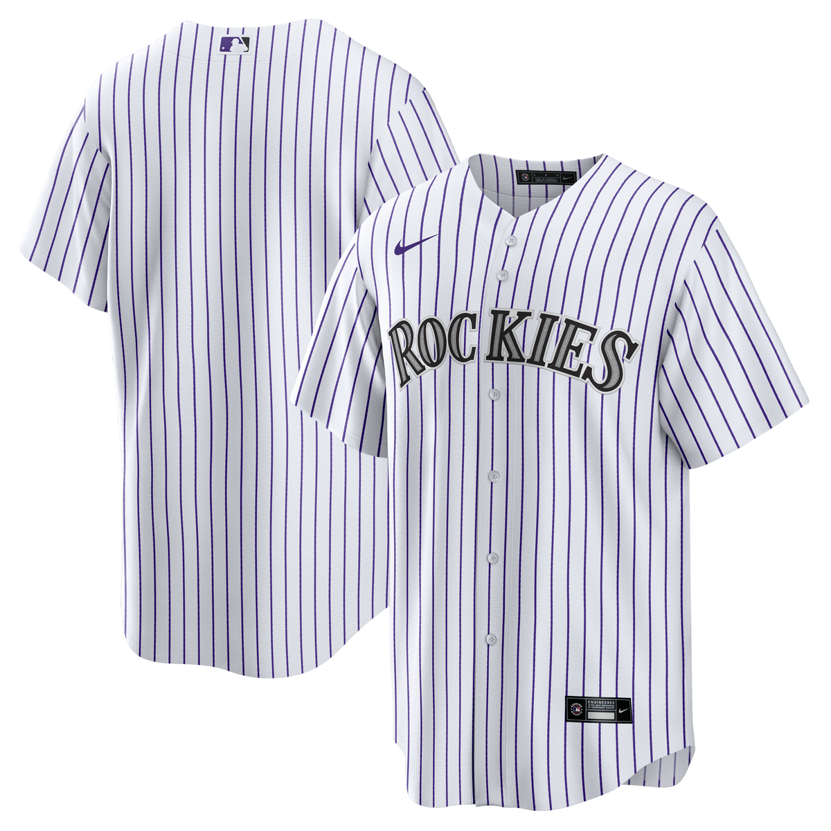 Colorado Rockies Nike White Home Big & Tall Replica Jersey