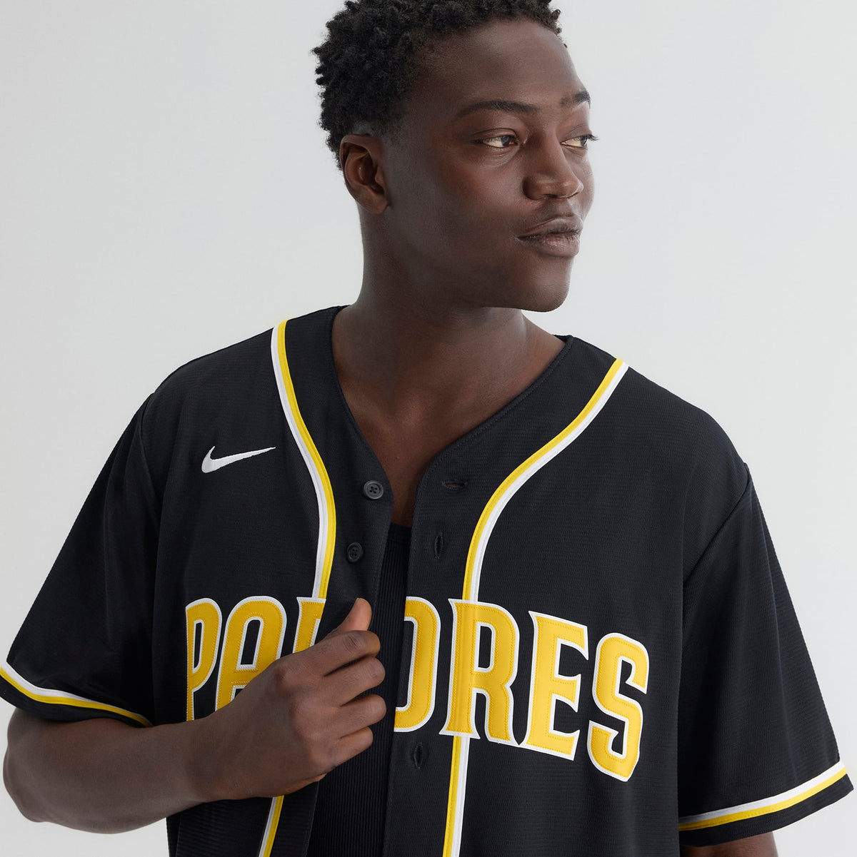 San Diego Padres Fernando Tatis Jr. Nike Fashion Replica Black Out Jersey