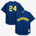 Seattle Mariners Ken Griffey Jr. Mitchell & Ness Royal Big & Tall Cooperstown Collection Mesh Batting Practice Jersey