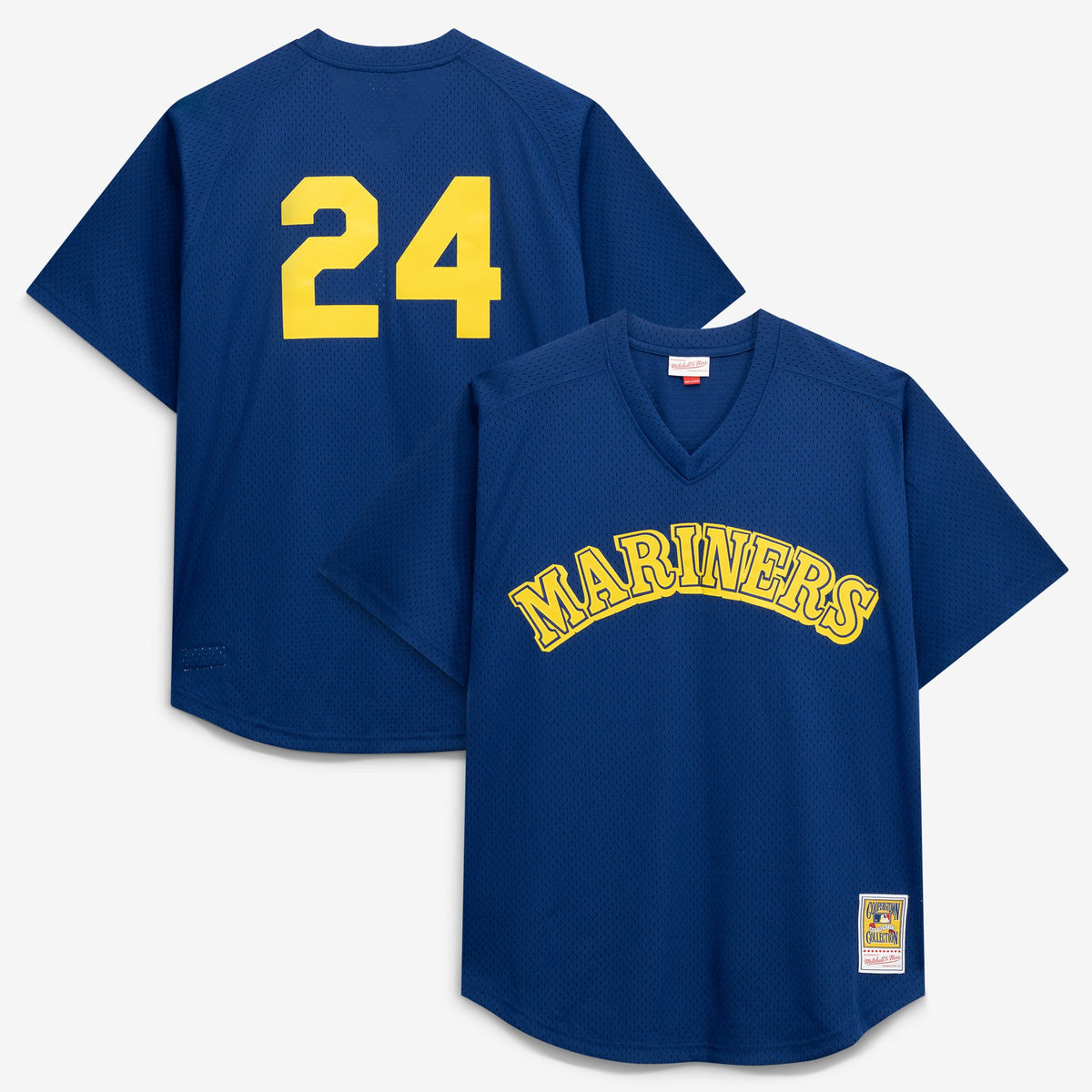 Seattle Mariners Ken Griffey Jr. Mitchell & Ness Royal Big & Tall Cooperstown Collection Mesh Batting Practice Jersey