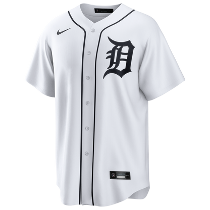 Detroit Tigers Nike White Home Replica Jersey