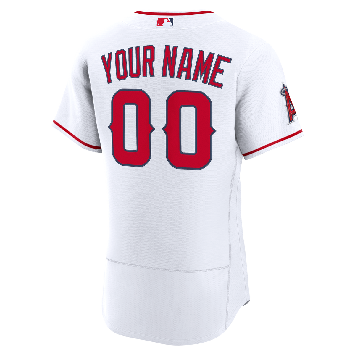 Los Angeles Angels Nike White Home Authentic Custom Jersey