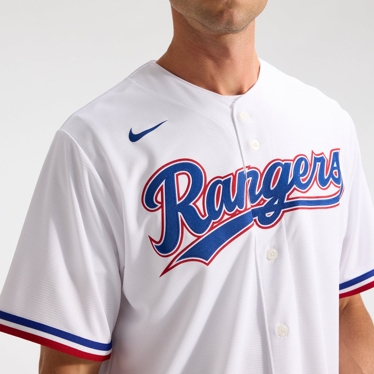 Texas Rangers Nike White Home Replica Team Jersey