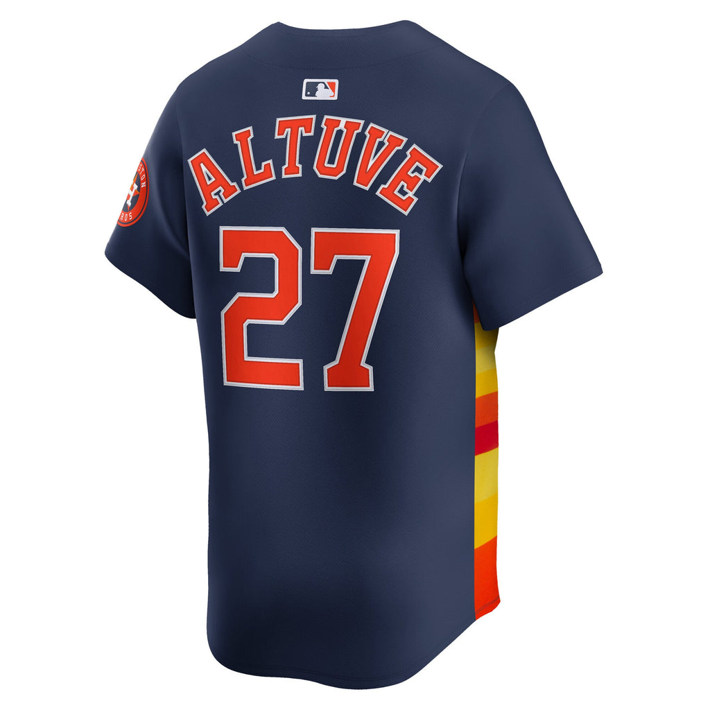 Houston Astros Jose Altuve Nike Navy Alternate Limited Player Jersey