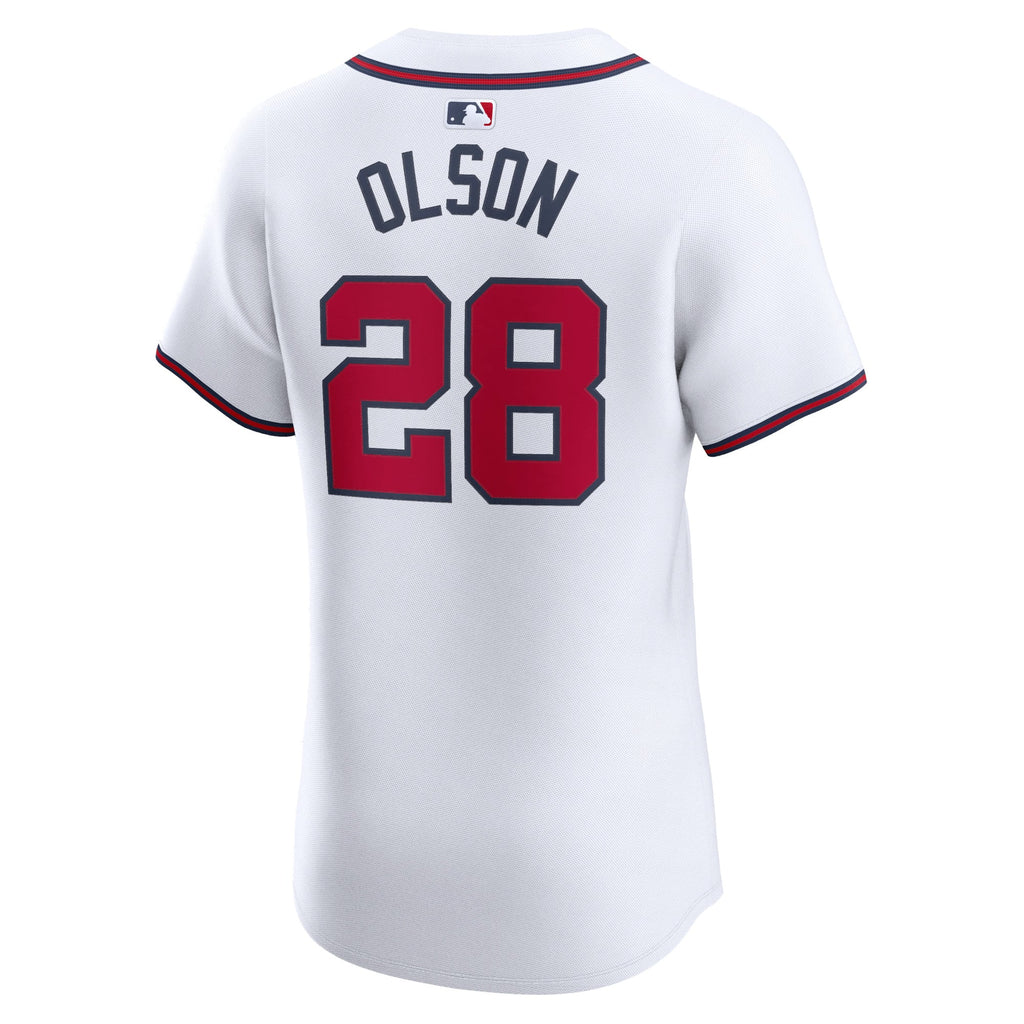 Atlanta Braves Matt Olson Nike White Home Elite Player Jersey