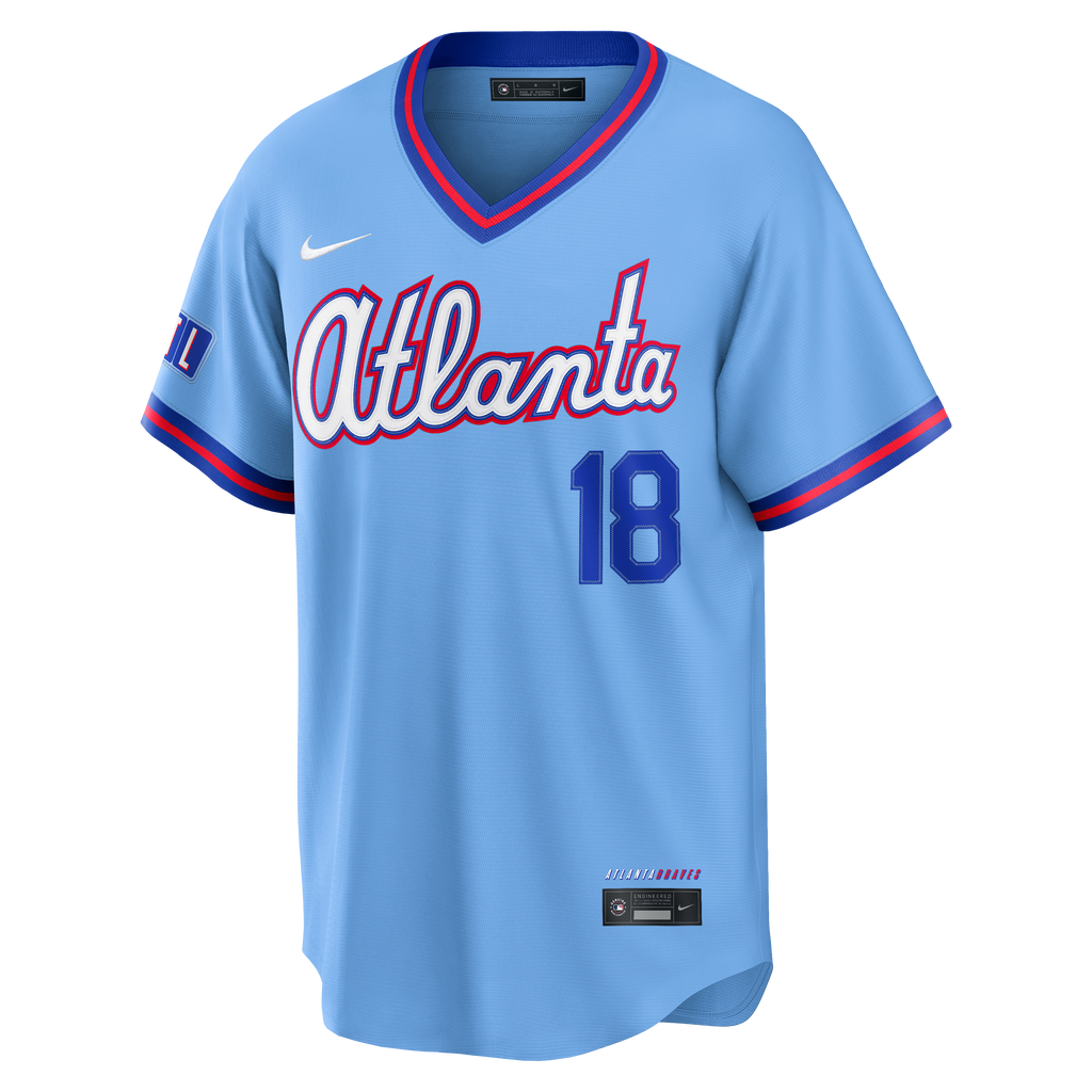 Atlanta Braves Mike Yastrzemski Nike Powder Blue 2026 City Connect Stadium Jersey