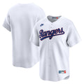 Texas Rangers Nike White Cooperstown Collection Limited Jersey