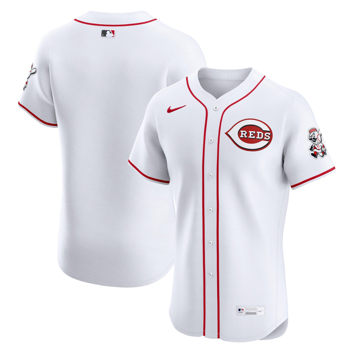 Cincinnati Reds Nike White Home Elite Jersey