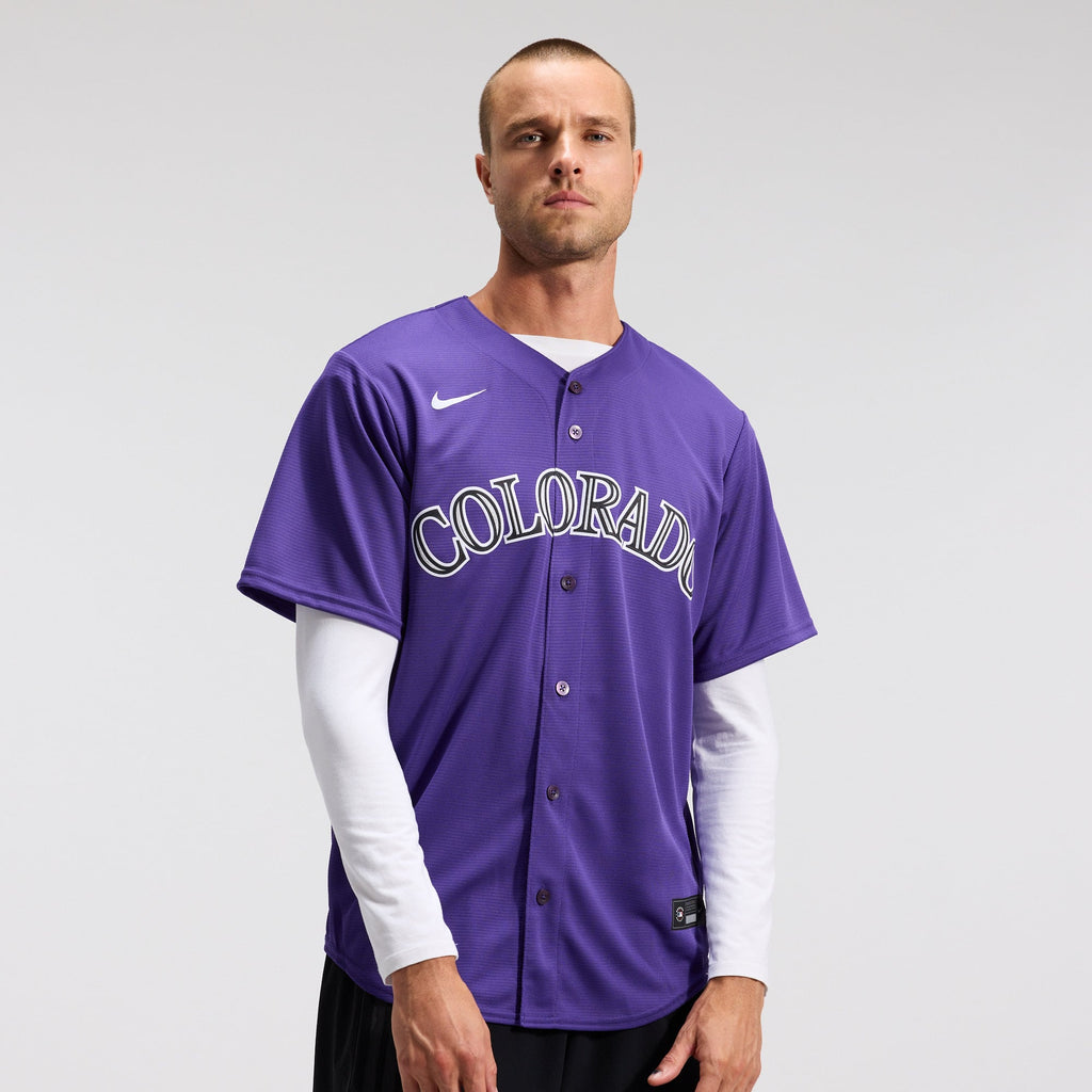 Colorado Rockies Nike Purple Alternate Replica Team Jersey