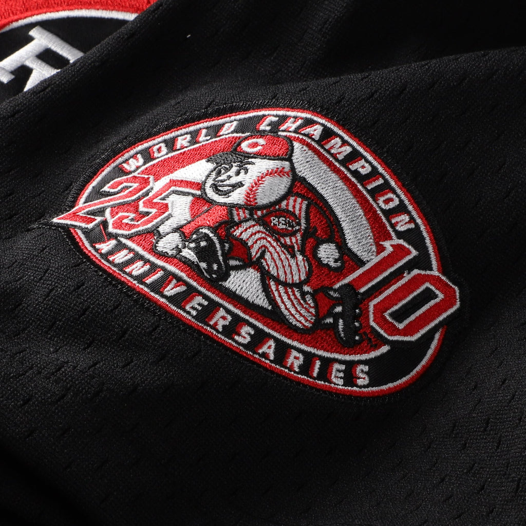 Cincinnati Reds Ken Griffey Jr. Mitchell & Ness Black Big & Tall Cooperstown Mesh Batting Practice Jersey