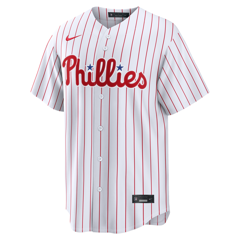 Philadelphia Phillies Nike White Home Stadium Custom Jersey