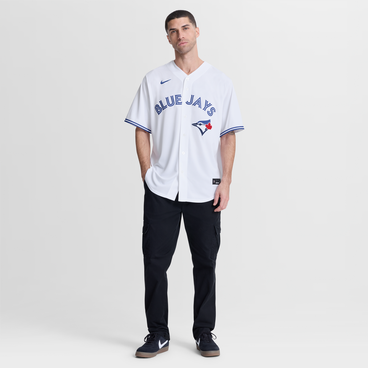 Toronto Blue Jays Addison Barger Nike White Home Replica Jersey