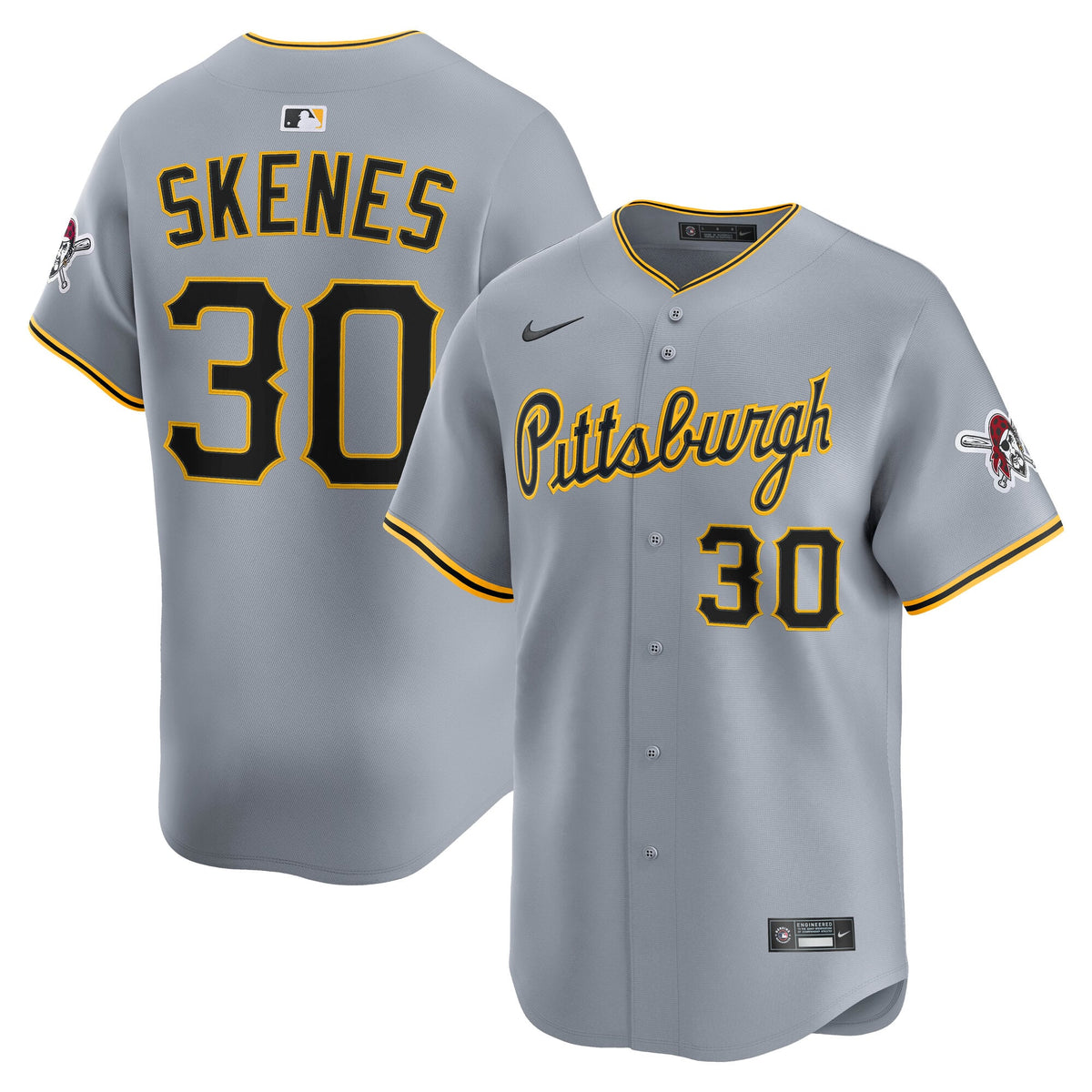 Pittsburgh Pirates Paul Skenes Nike White Home Limited Player Jersey