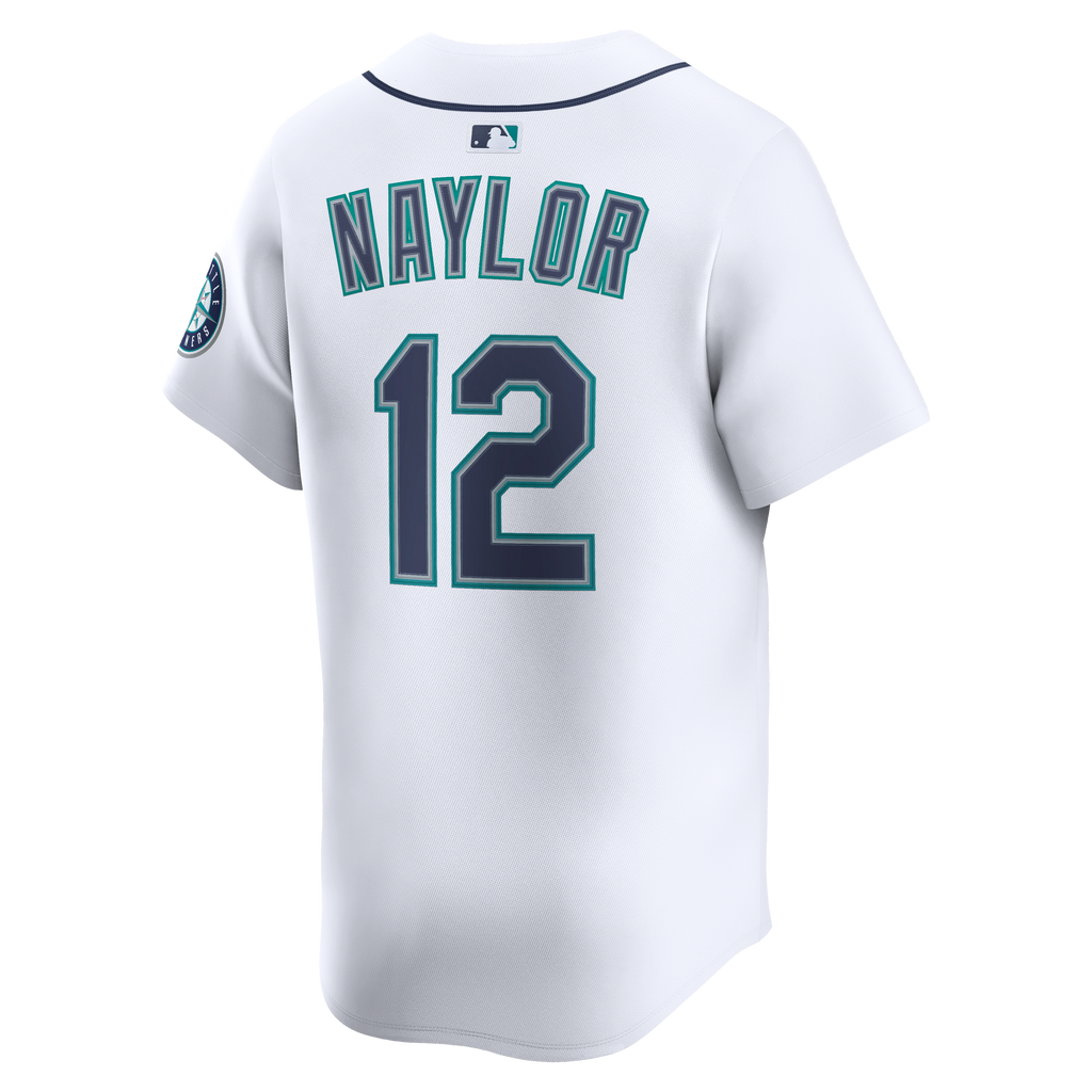 Seattle Mariners Josh Naylor Nike White Home Limited Jersey