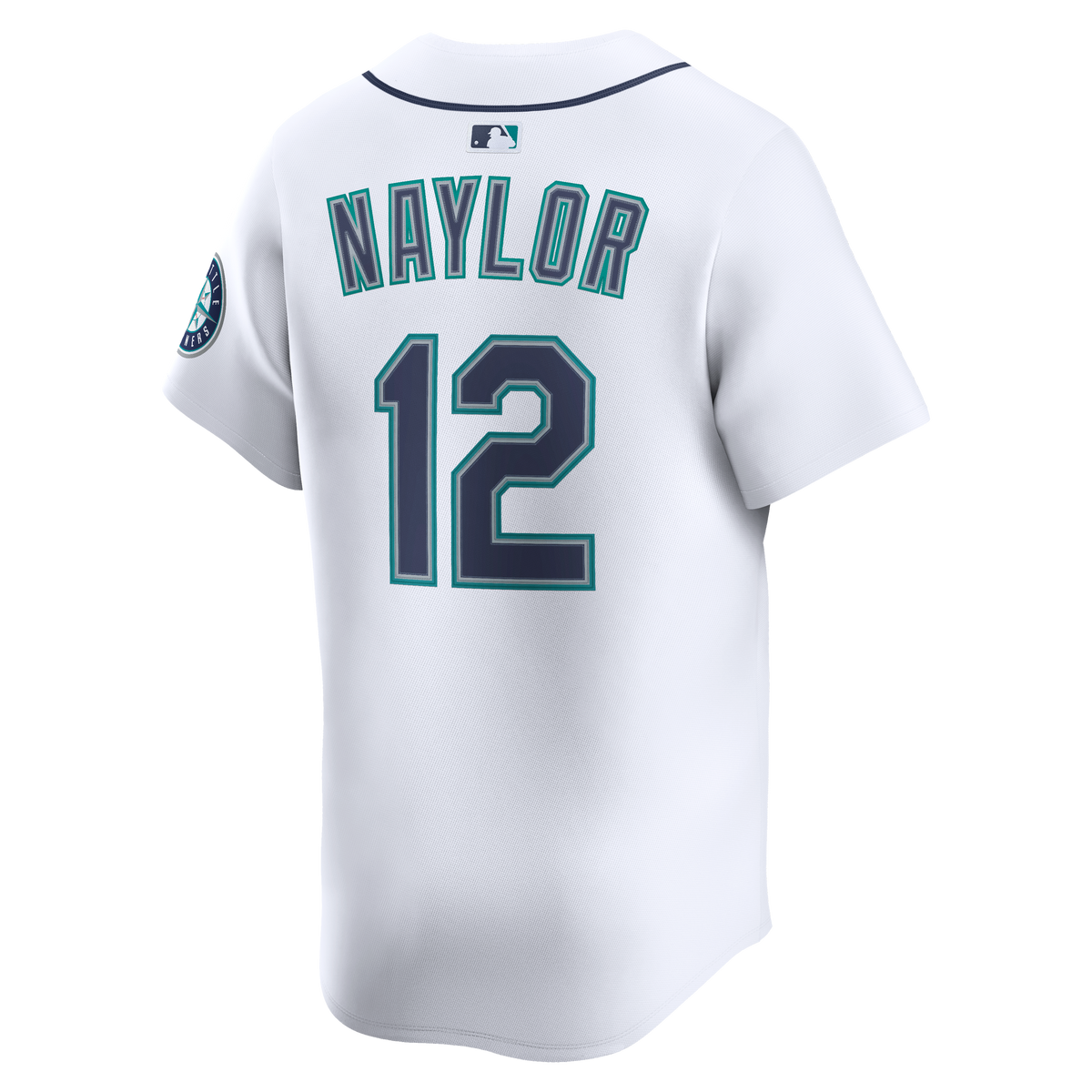 Seattle Mariners Josh Naylor Nike White Home Limited Jersey