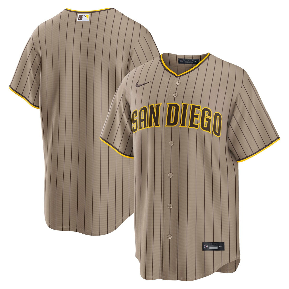 San Diego Padres Nike White Home Replica Jersey