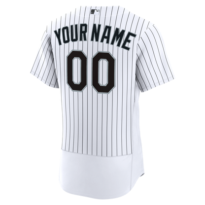 Chicago White Sox Nike White Home Authentic Custom Jersey