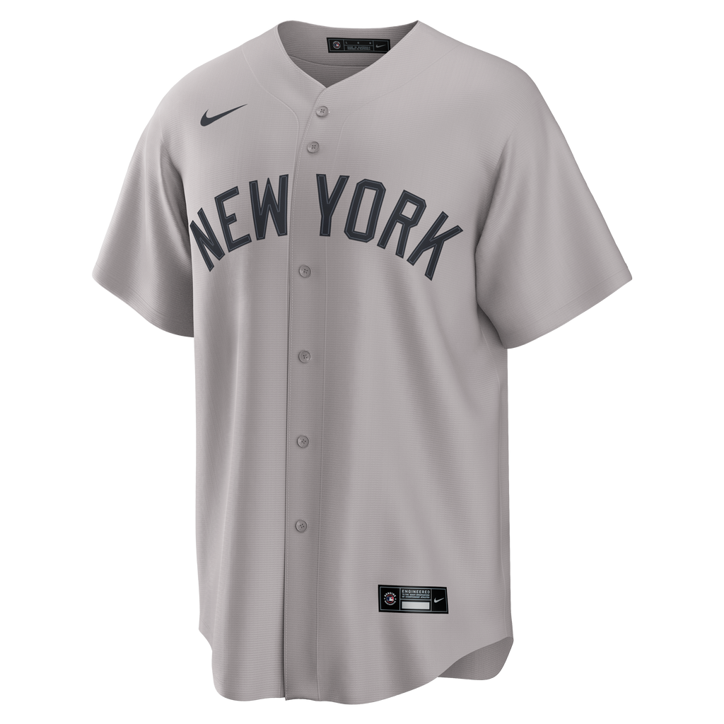New York Yankees Gerrit Cole Nike Gray Road Replica Jersey