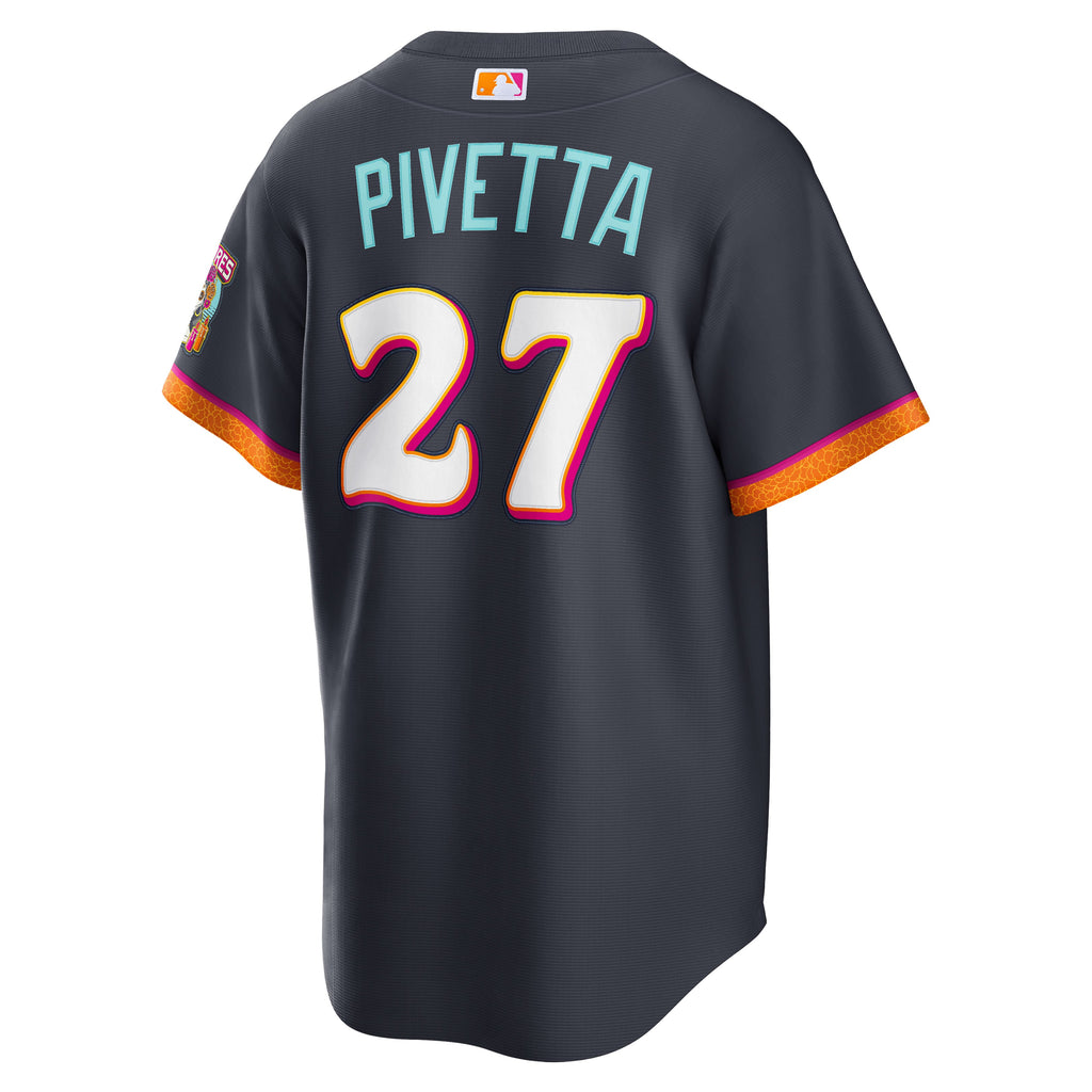 San Diego Padres Nick Pivetta Nike Obsidian 2026 City Connect Stadium Jersey