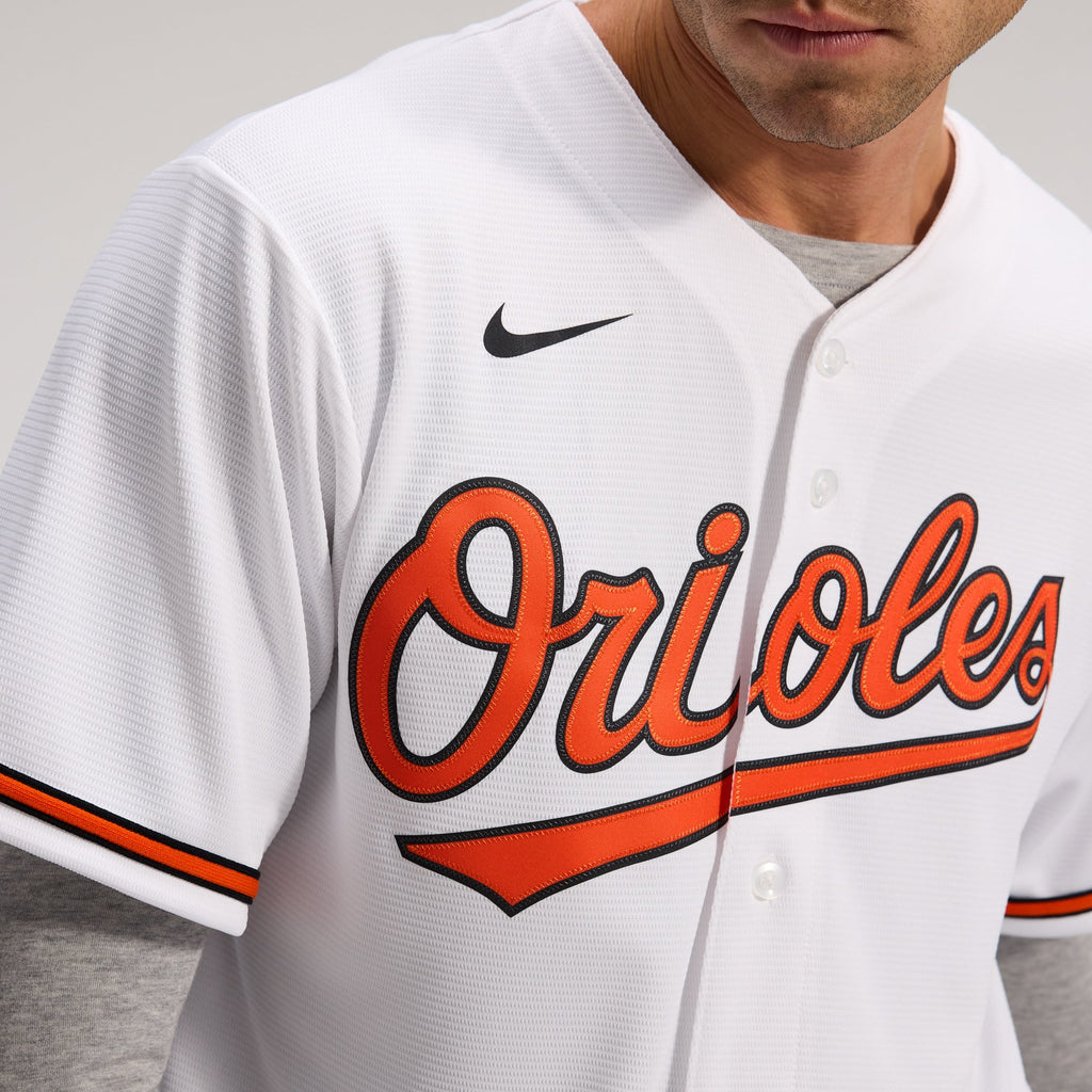 Baltimore Orioles Nike White Home Replica Team Jersey