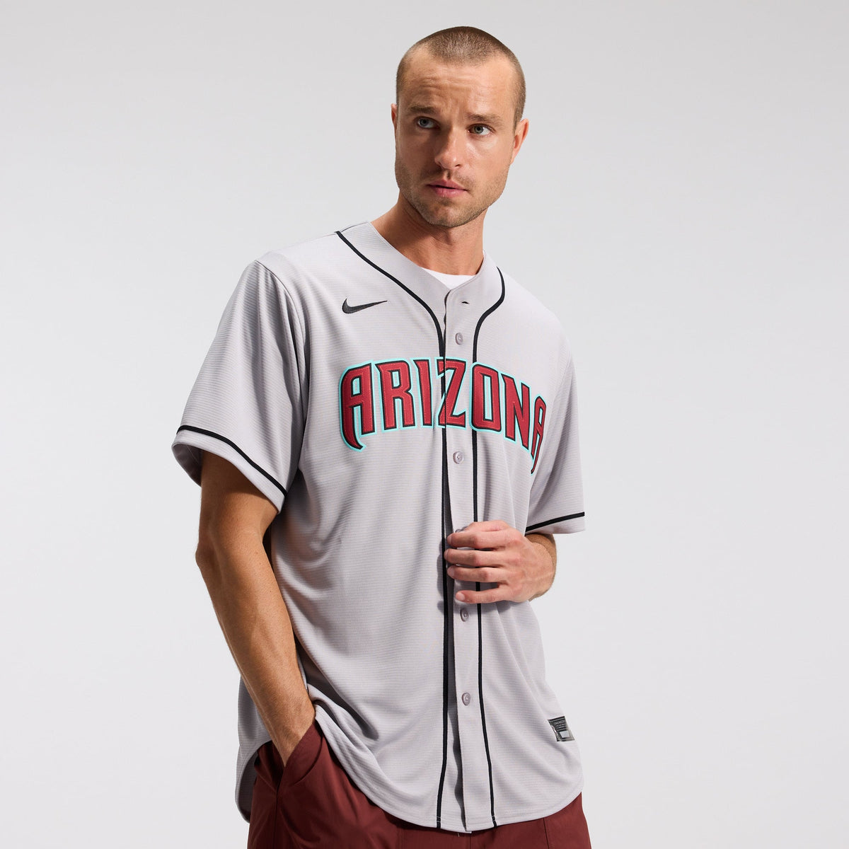 Arizona Diamondbacks Corbin Carroll Nike Black Alternate Replica Jersey