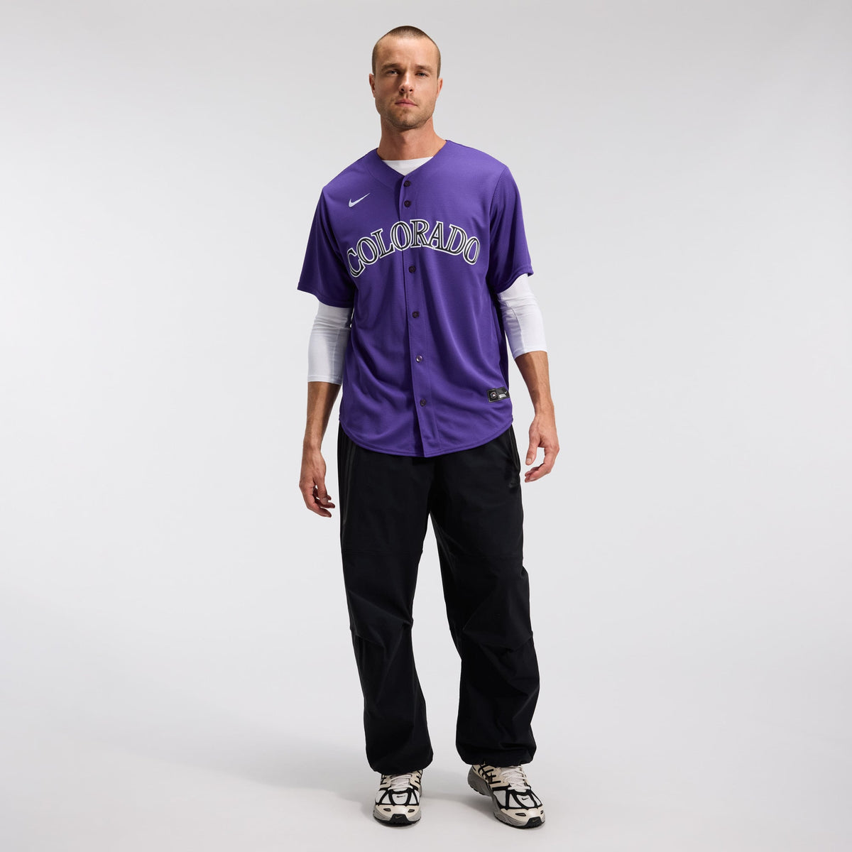 Colorado Rockies Nike Purple Alternate Replica Team Jersey