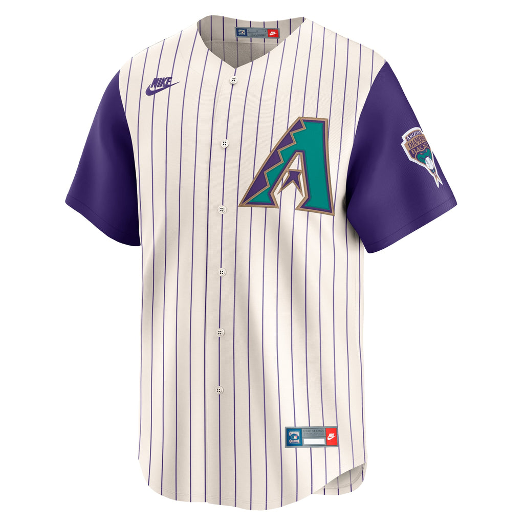 Arizona Diamondbacks Randy Johnson Nike Black Throwback Cooperstown Collection Limited Jersey