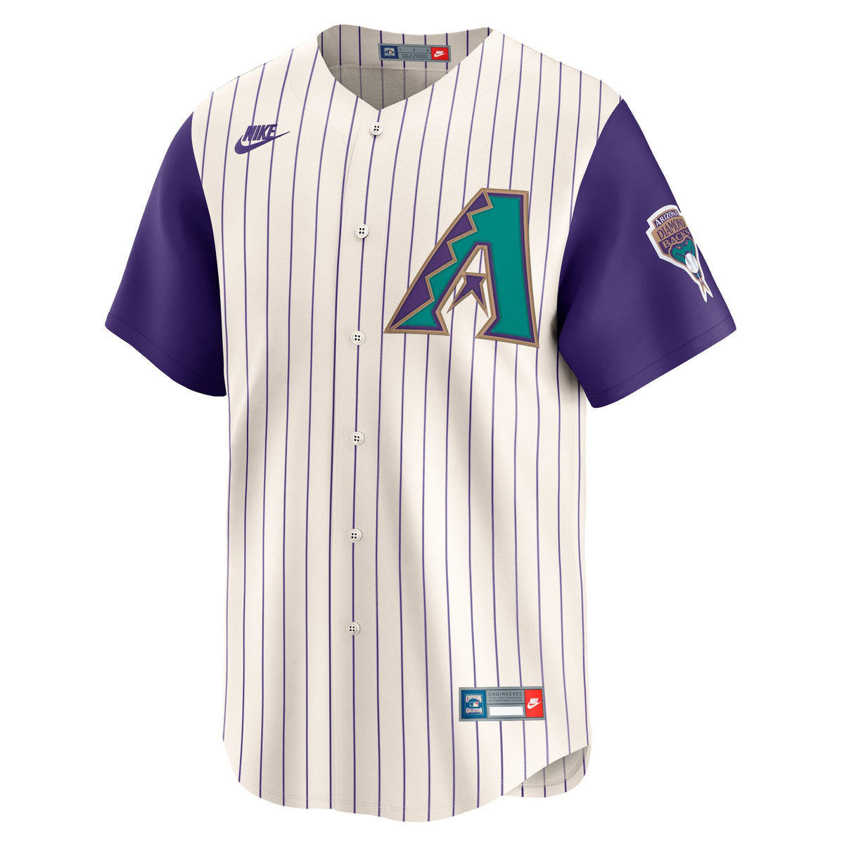 Arizona Diamondbacks Randy Johnson Nike Black Throwback Cooperstown Collection Limited Jersey