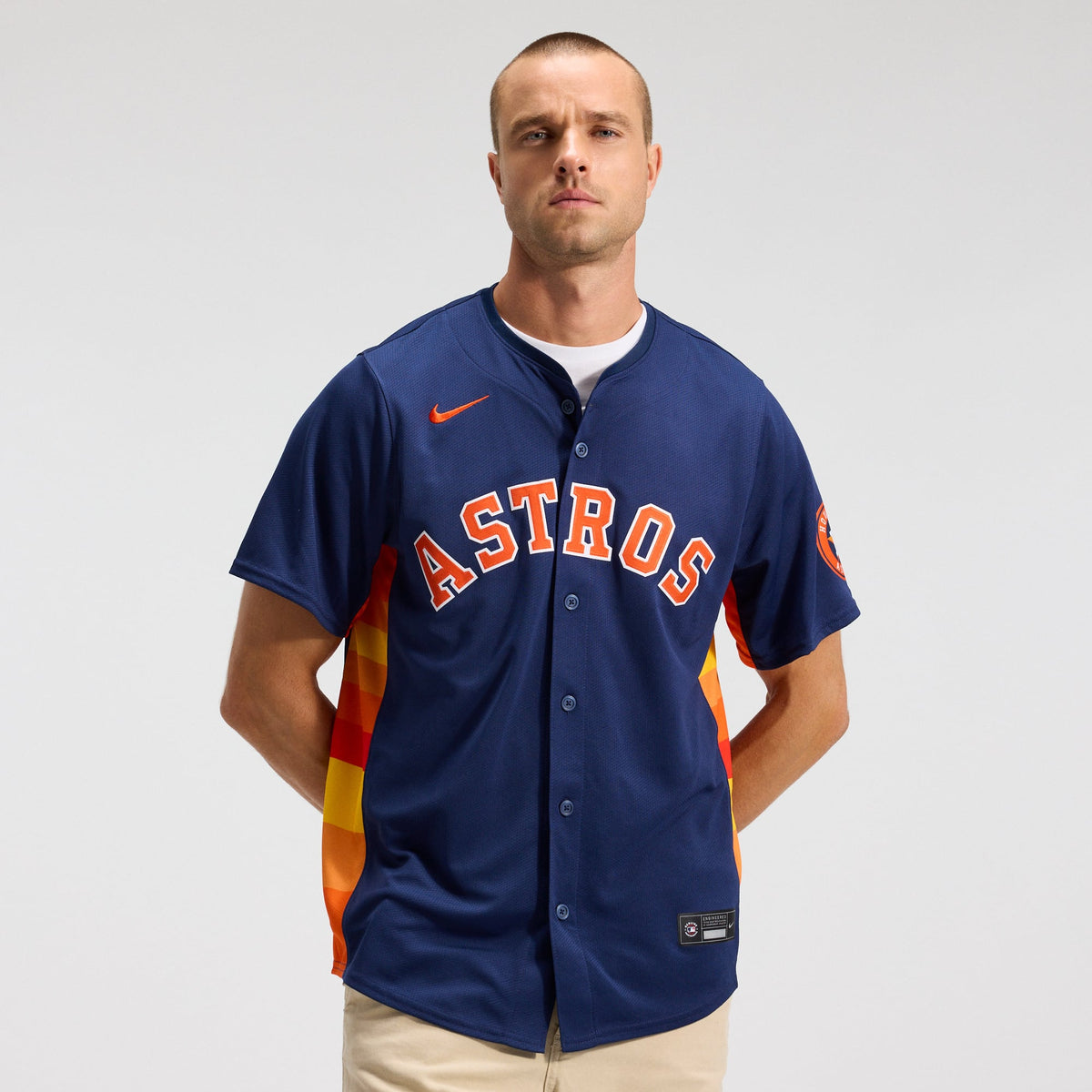 Houston Astros Jose Altuve Nike Navy Alternate Limited Player Jersey