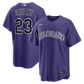 Colorado Rockies Kris Bryant Nike Purple Alternate Replica Jersey