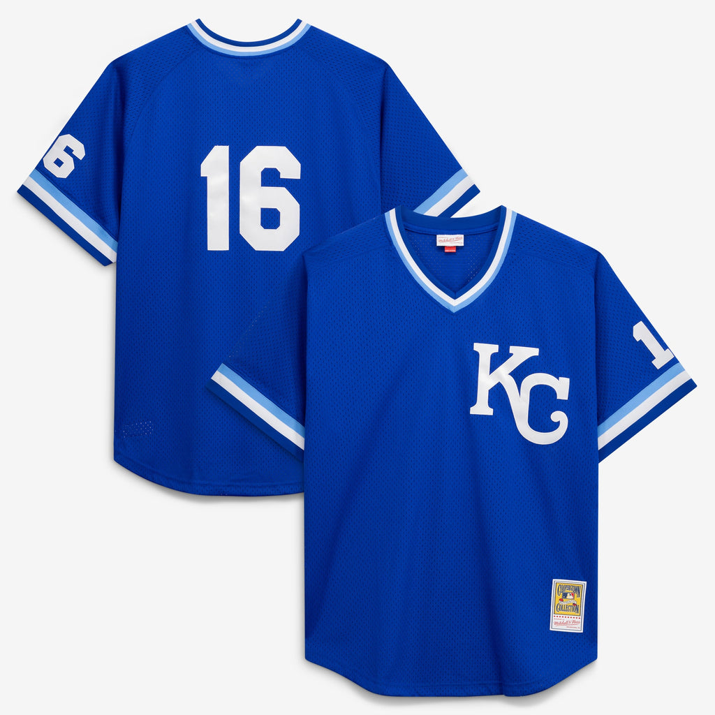 Kansas City Royals Bo Jackson Mitchell & Ness Royal Cooperstown Collection Big & Tall Mesh Batting Practice Jersey