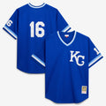 Kansas City Royals Bo Jackson Mitchell & Ness Royal Cooperstown Collection Big & Tall Mesh Batting Practice Jersey